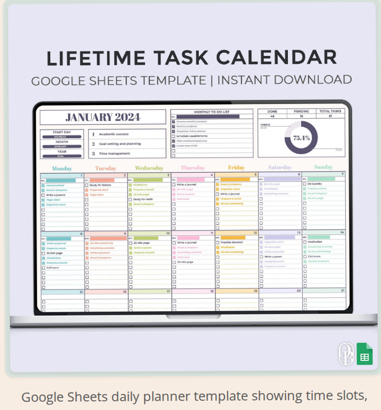 Google Sheets Daily Planning Templates: Master Your Day — 💌 💌 dream life manifestation