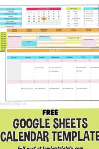 Google Sheets Weekly Schedule Template Free Download — 🖌️ 🎨 stay inspired all year long