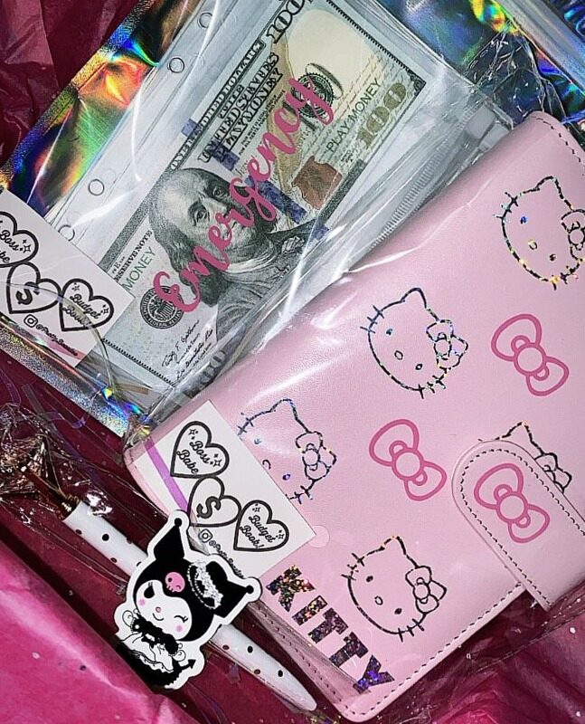 🌿 🤍 Hello Kitty Budget Binder Design | Digital Planner Asset | dream life manifestation