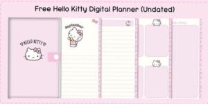Hello Kitty GoodNotes Planner | Adorable Digital Design — 🤍 ✨ secret to staying productive