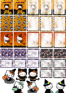 Hello Kitty Halloween Planner Stickers | Free Printables — ✨ 🌿 dream life manifestation