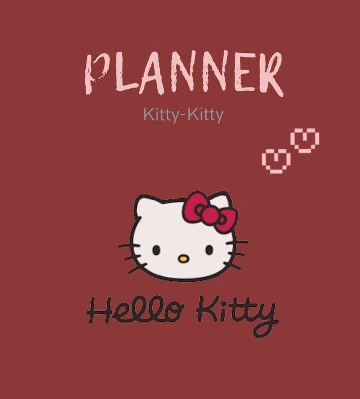 Hello Kitty Meal Planner | Sanrio Printable Design — 🍰 🌸 romanticize your routine
