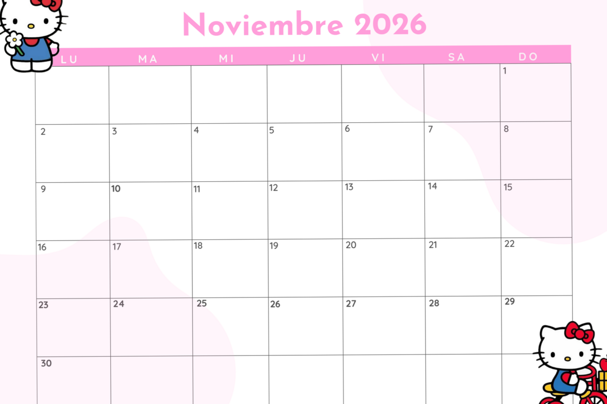 📍 📍 Hello Kitty Noviembre 2026 Calendario Creativo | stay inspired all year long