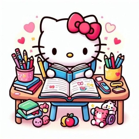 📅 📁 Hello Kitty Study Design 🎀✨✏📝🎀 | dream life manifestation