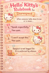 Hello Kitty Worksheet | Free Print | Personal Use — Dream Life Manifestation — 👰 💍 stay inspired all year long