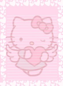 HK Angel Heart Paper | Creative Planner Design Asset — 🍰 👰 secret to staying productive