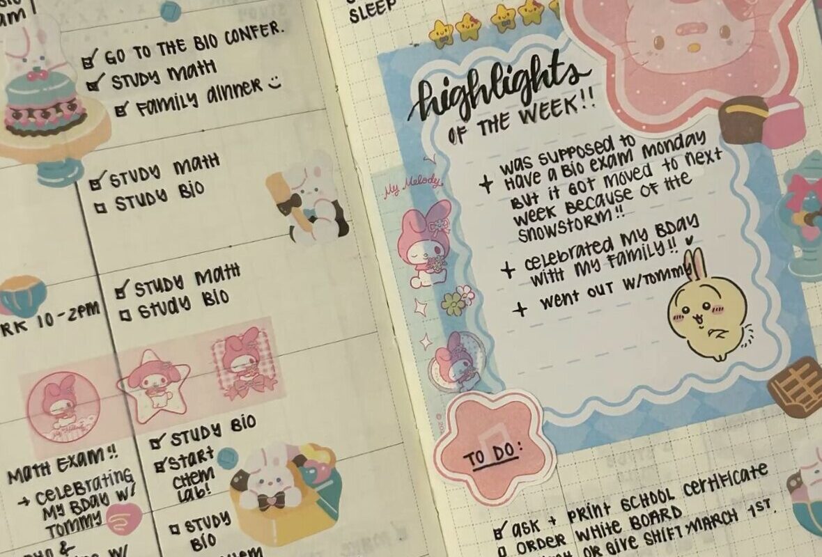 Hobonichi Week 8 Digital Planner Layout Design — 🌈 🌈 stay inspired all year long
