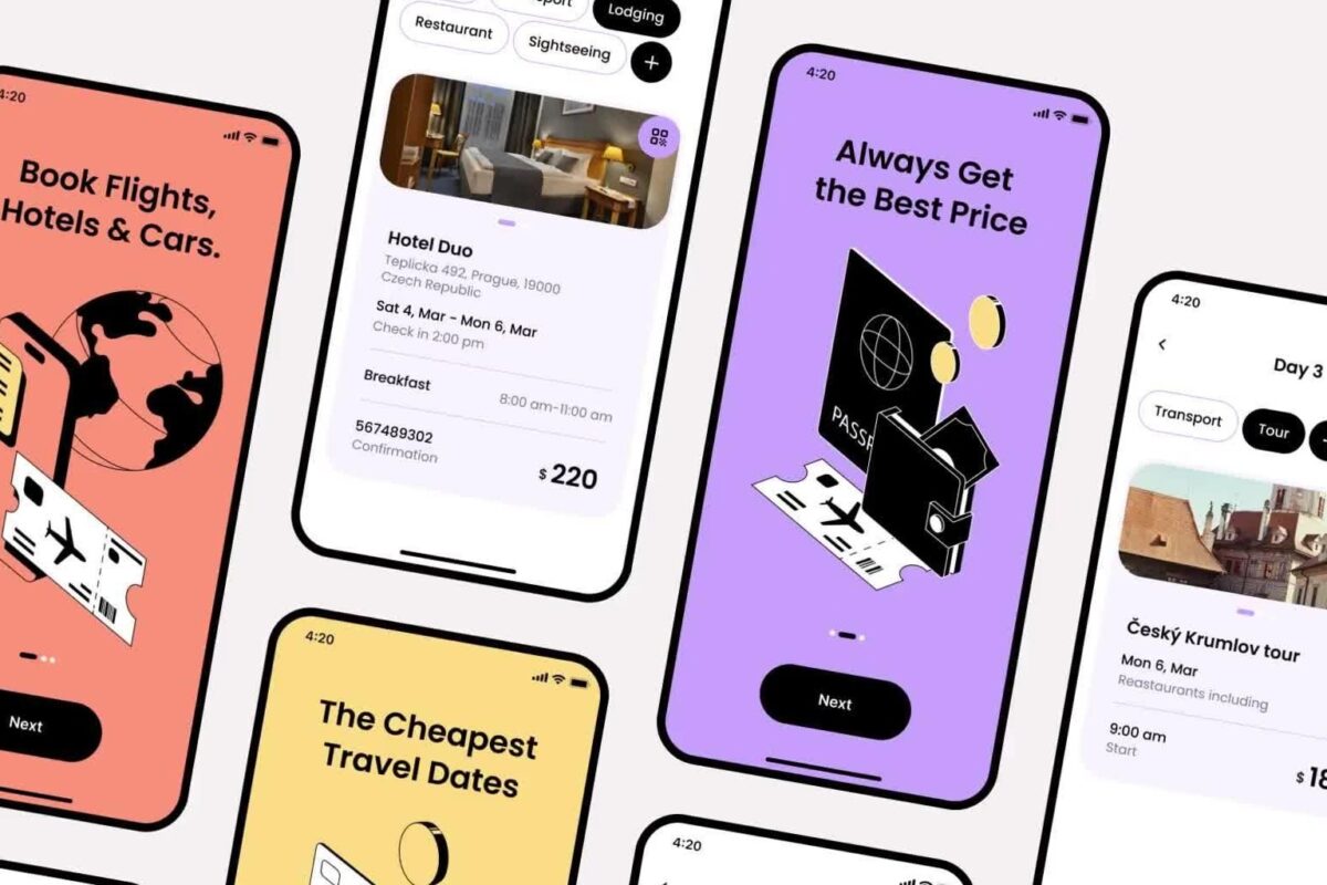 Inspirational Tourist App Design for Creative Planners — 💎 🌈 stay inspired all year long