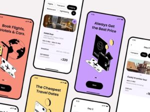 Inspirational Tourist App Design for Creative Planners — 💎 🌈 stay inspired all year long