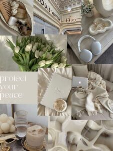 🌸 💌 iPad Lock Screen | Vanilla Girl Vision Board Aesthetic | stay inspired all year long