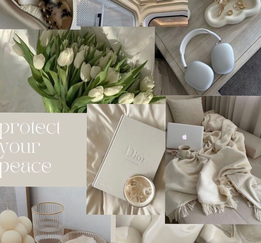 🌸 💌 iPad Lock Screen | Vanilla Girl Vision Board Aesthetic | stay inspired all year long