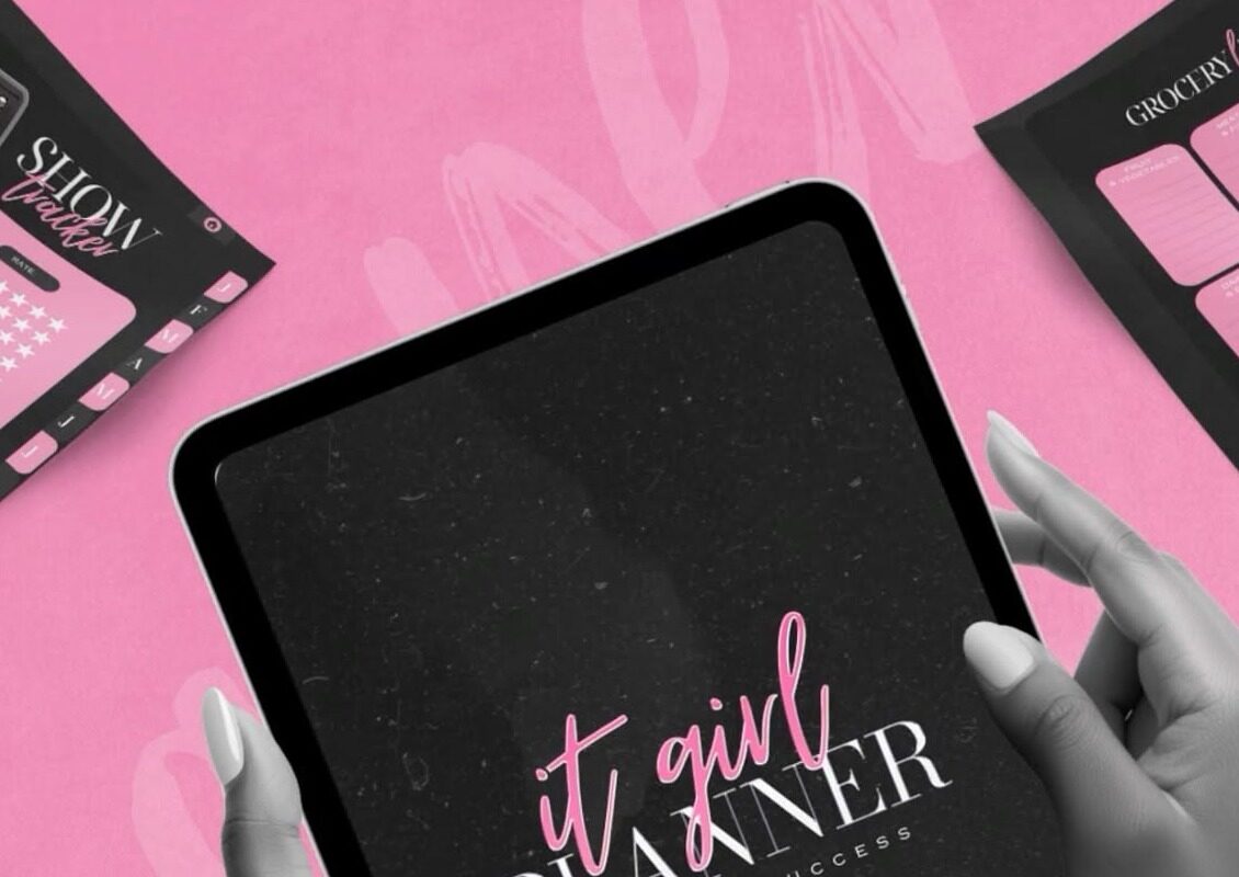 It Girl Planner — Digital Daily & Monthly Organizer — 💌 🥂 romanticize your routine