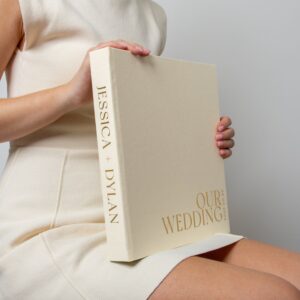 Ivory + Real Gold | Wedding Coffee Table Album Design — ☁️ 🤍 romanticize your routine