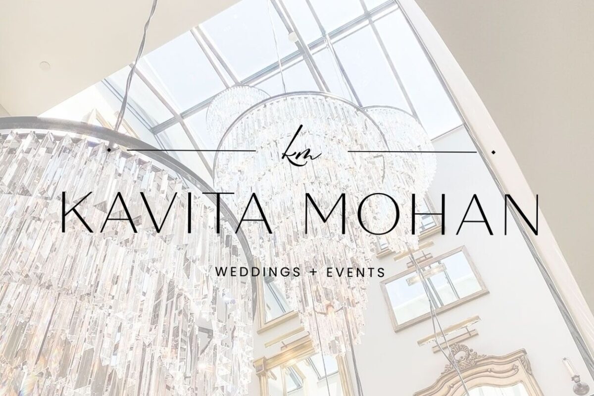 🍰 🥂 Kavita Mohan Wedding Logo Design — Glam Luxury Brand | dream life manifestation