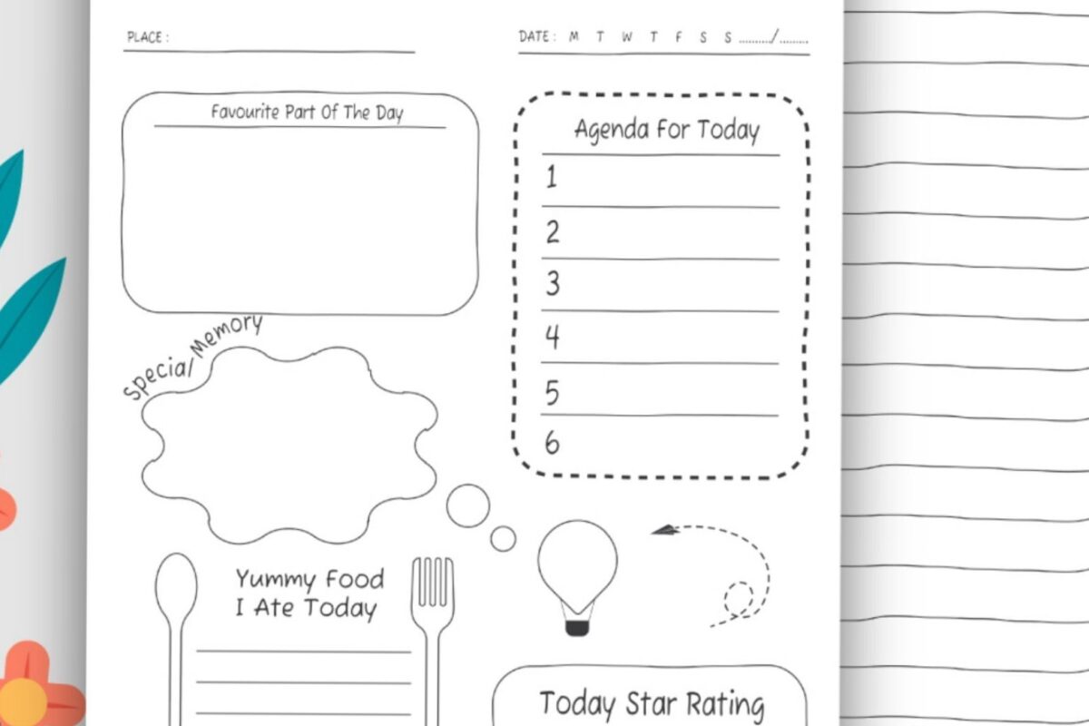 🥂 💌 Kids’ Vacation Journal Log Book & Travel Planner | stay inspired all year long