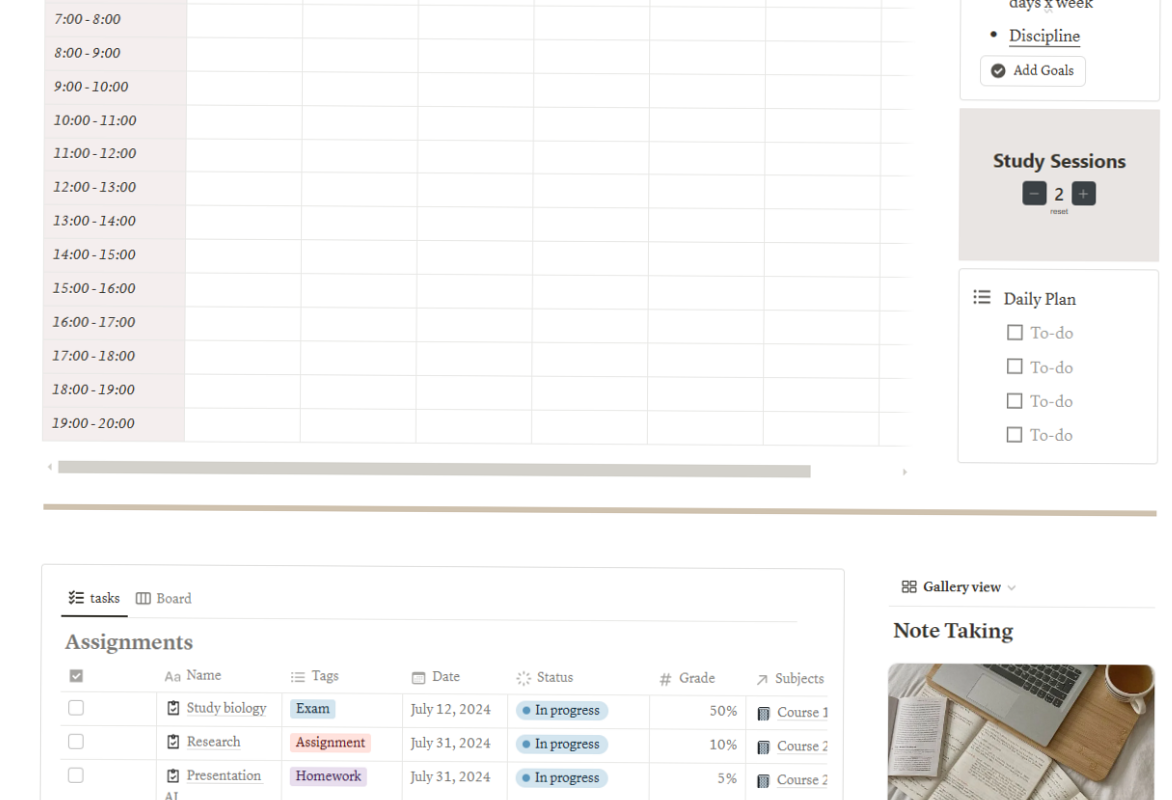 Life Planner 2025 Clean Girl Notion Dashboard — 🎀 🎀 only tool for life admin