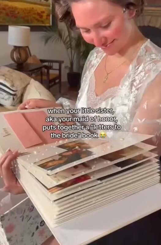 🤍 ☁️ Little Sister Maid of Honor Letters to the Bride Book | stay inspired all year long