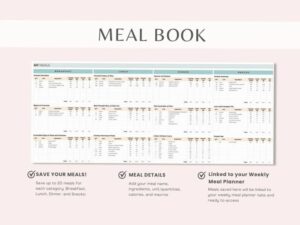 Macro Meal Planner | Weekly Prep & Weight Loss Tracker — 💌 🌸 ultimate printable checklist