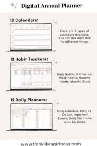🍰 💍 Master Your Year: 12-Month Google Sheets Planner | romanticize your routine