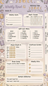 🎀 ☁️ Mindful Daily Planner + Gratitude & Wellness Tracker | seamless organization hack