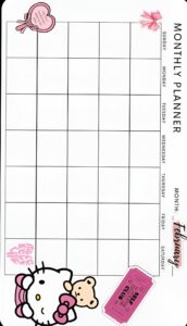 🖌️ 🪄 Minimal Pink Monthly Planner | Clean Girl Aesthetic Organizer | romanticize your routine