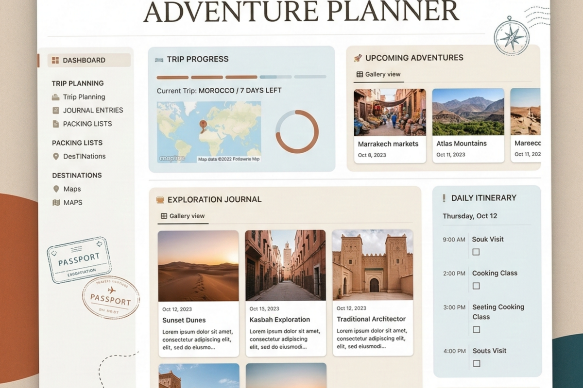 Minimalist Productivity System | Notion Planner & Workflow — 🥂 💍 only tool for life admin
