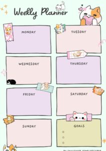 ✨ ✨ Minimalist Weekly Planner with Habit Tracker | Editable & Printable | essential planning guide