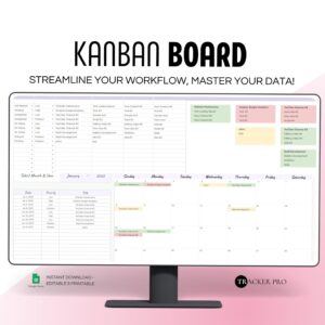 Monthly Overview (With Calendar, B/W) #cuteplannerideas — 🖌️ 📍 stay inspired all year long