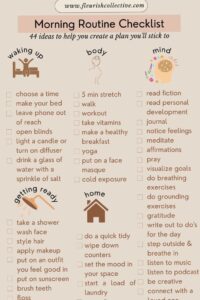 💍 🌸 Morning Routine Checklist to Own Your Day | seamless organization hack