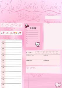 My Daily Routine ~ Planner | Digital Design & Creative Assets — 🎨 🌈 secret to staying productive