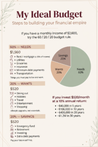 My Ideal Budget Using the 60 20 20 Rule — 💍 👰 stay inspired all year long