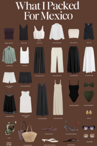 🖇️ 📁 My Mexico Packing List — Stitch & Salt | stay inspired all year long