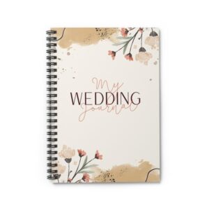 🖇️ 📊 My Wedding Journal — Ruled Line & Organizer Notebook | romanticize your routine