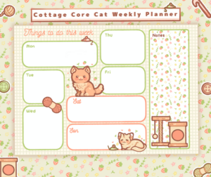 💎 🪄 New Year Weekly Planner PDF | Boost Productivity | romanticize your routine