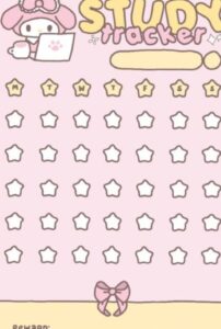💍 🥂 no-stress tracker: MY MELODY STUDY TRACKER WITH SIMPLY MISHA DIGITAL PLANNER