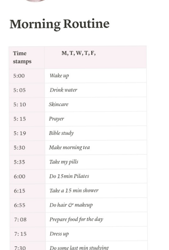 ☁️ 🎀 no-stress tracker: That Girl Habit Tracker – Digital Design Planner Asset