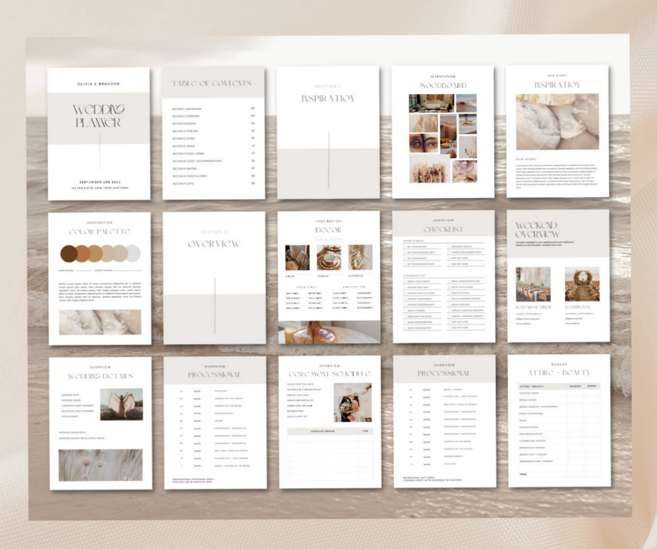 📁 📅 no-stress tracker: Wedding Planning Bundle: Checklists, Timelines & Binders