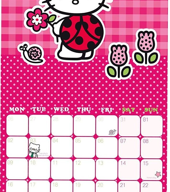 Official Hello Kitty 2014 Calendar Design — 🎨 📍 romanticize your routine