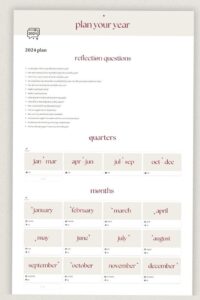 🖌️ 🪄 only tool for life admin: 2024 Notion Planner | Yearly Goals & Aesthetic Templates for THAT Girl