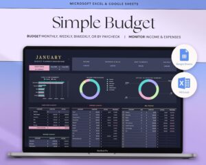 🖇️ 📌 only tool for life admin: Budget Planner Excel Google Sheets Templates & Resources