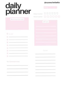 🌸 💌 Organize Your Day with This Beautiful Digital Planner | romanticize your routine