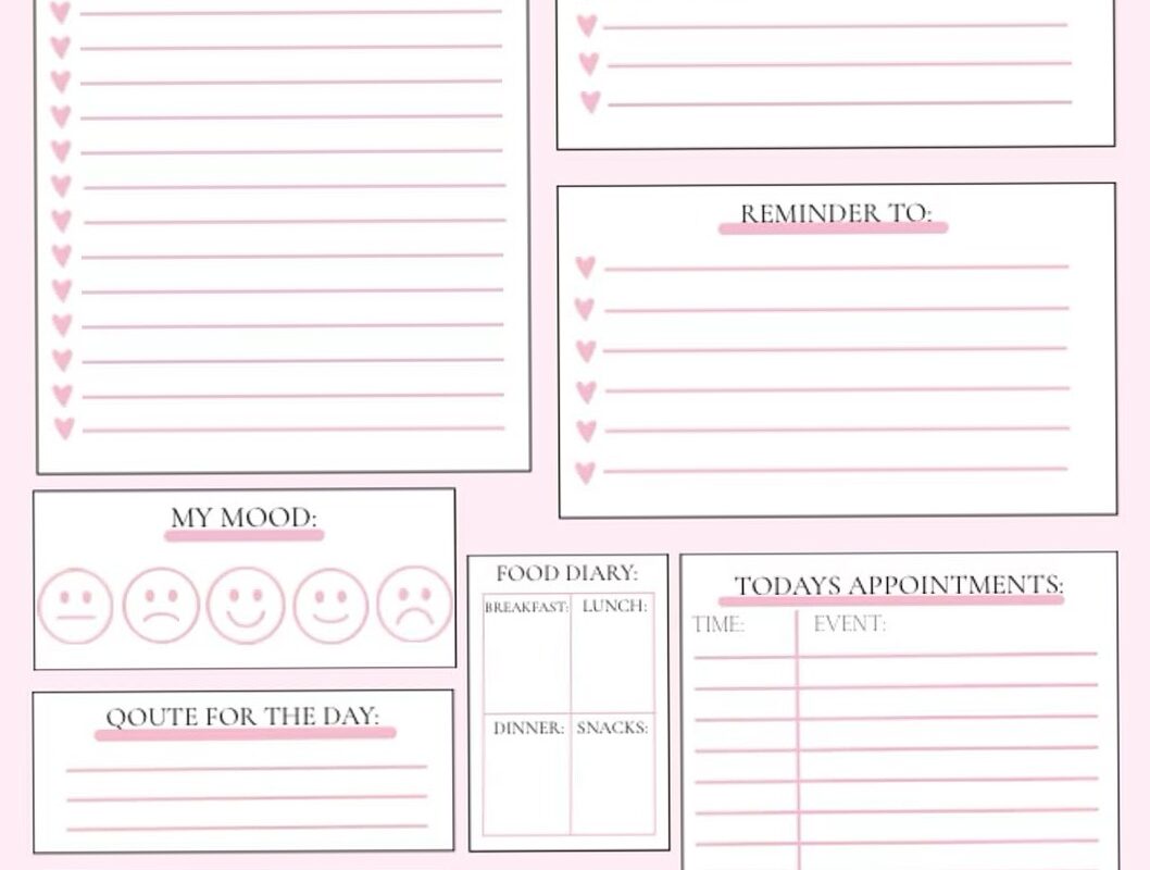 Organize Your Day with This Beautiful Daily Planner — 📍 💎 romanticize your routine