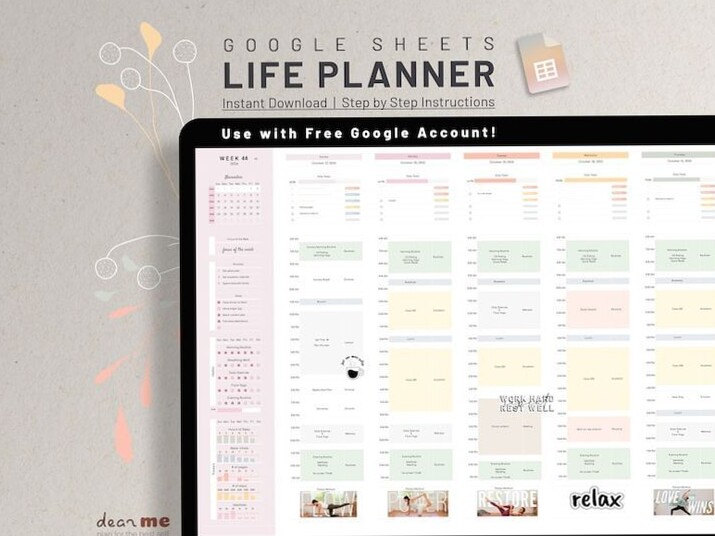 Organize Your Day with Google Sheets Calendar Design — 🍰 💌 secret to staying productive