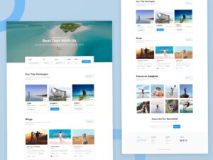 🖌️ 🪄 Personalized Trip Planning Landing Page Design | dream life manifestation