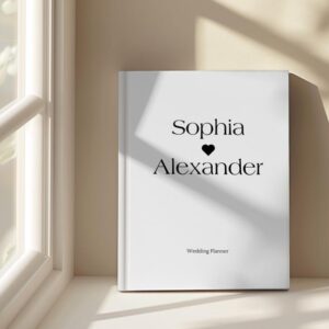 🖌️ 🌈 Personalized Wedding Planner — 8×11″ Bridal Journal & Engagement Gift | Etsy | secret to staying productive