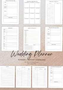 🖌️ 🪄 Plan Your Dream Wedding with This Digital Planner | romanticize your routine
