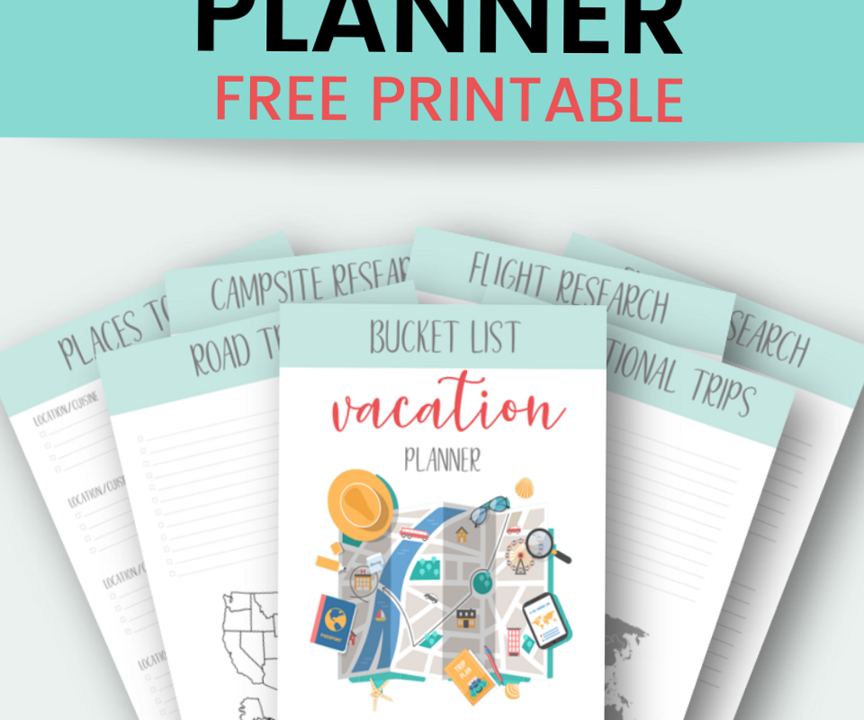 Plan Your Summer Adventure with a Free Printable Bucket List Travel Planner — 🖌️ 🌈 stay inspired all year long