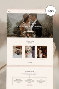 Portfolio Web Photographe 2025 — Design Élégant & Moderne — 📍 🪄 dream life manifestation