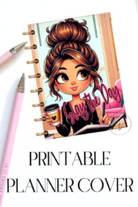 🌿 🌿 Printable Planner Cover | Digital Design | Creative Planner Assets | stay inspired all year long