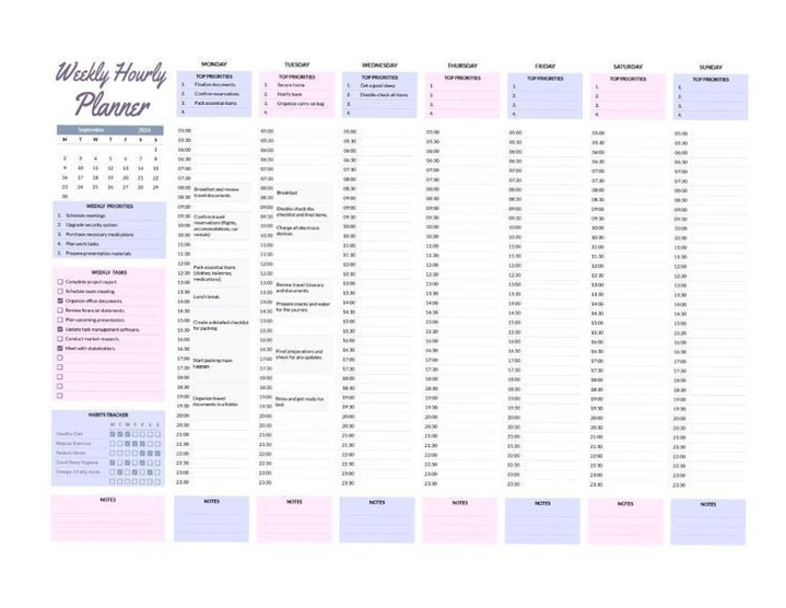 🤍 🌿 pro digital dashboard: 2025 Weekly Planning Spreadsheets & Templates